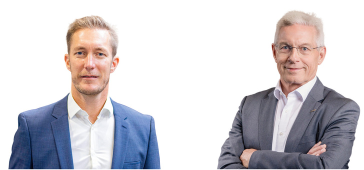 CFO Oliver Pichler,  CEO Gottfried Brunbauer