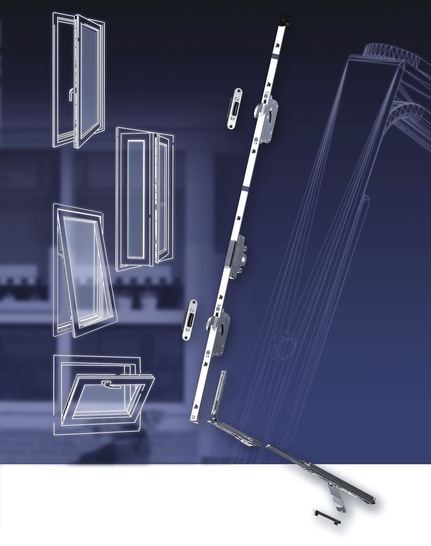 Neue Beschlagtechniken stellt Carl Fuhr vor. So steht bei der Neuentwicklung des “Multifix“-Systems für Holz-, Dreh-, Kipp- und Klappfenster die erhöhte Einbruchhemmung verbunden mit hohem Komfort bei Montage und Nutzung im Vordergrund.