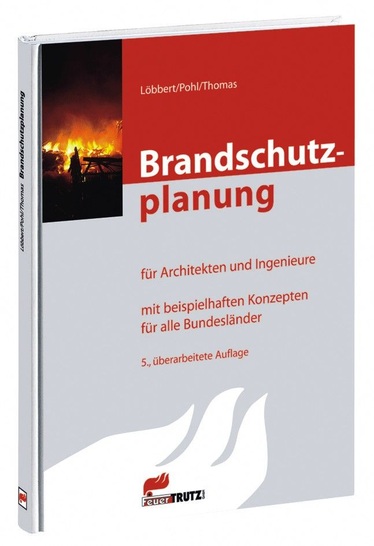 Brandschutzplanung Von Dipl.-Ing. Anke Löbbert, Dipl.-Ing. Klaus-Werner Thomas, Prof. Dr.-Ing. Klaus Dieter Pohl, Dipl.-Ing. (FH) Thomas Kruszinski.5. überarbeitete Auflage 2007. DIN A4. Gebunden. 302 Seiten mit 128 Abbildungen und 43 Tabellen sowie 53 Seiten Beilage zum Herausnehmen mit tabellarischen ­Bau­vorschriften. ISBN 978-3-939138-08-2, € 79,—
