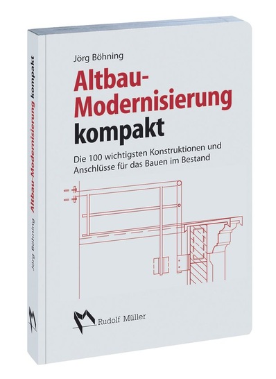 Altbau-Modernisierung kompakt, ­ Dipl.-Ing. Jörg Böhning, 2007. DIN A6. kartoniert. 304 Seiten mit 147 Abbildungen und 83 Tabellen, 39,— Euro, ISBN 978-3-481-02424-6, Verlagsgesellschaft Rudolf Müller GmbH & Co.KG