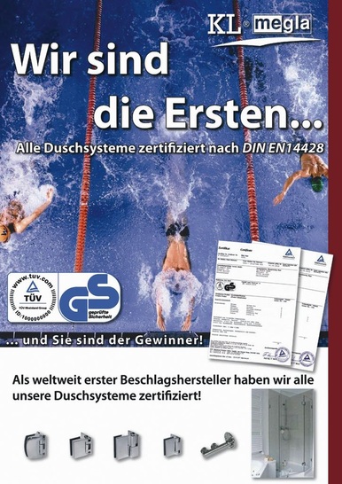 KL-megla informiert ausführlich mit der Broschüre „Wir sind die Ersten“ über die DIN EN 14428, deren Inhalte sowie über die Möglichkeiten und Verkaufschancen für Verarbeiter.