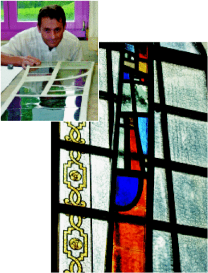 Die Kirchen­fenster des Künstlers Florian ­Froehlich in Saignelégier sind aus Dall­glas; sie zählen zu den größten Glasfensterprojekten der letzten Jahre in der Schweiz. - © Florian Froehlich
