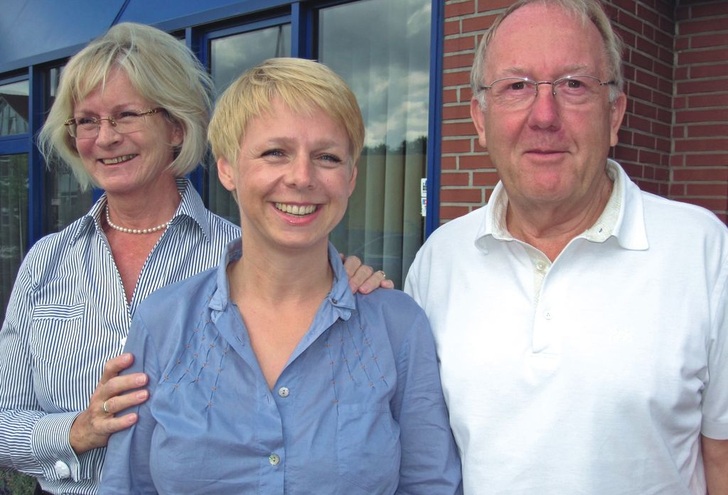 Starkes TeamHier arbeiten alle zusammen: Geschäfts­führerin ­Janet Muskat (Mitte) mit ihren ­Eltern Kirsten und ­Helmut Muskat.