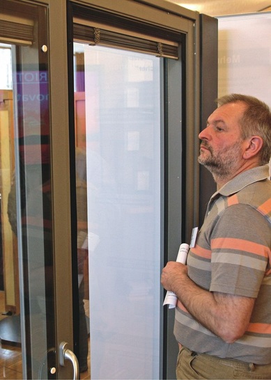 Blickfang auf den Variotec-­Innovationstagen: Das neue ­Verbundfenster „Alterna Vallo“.