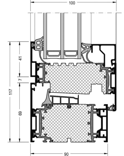 Mit dem U<sub>f</sub>-Wert 0,76 W/m²K des Alu-Profilsys­tems Pural eco90 sind Verarbeiter laut Hersteller für die EnEV 2012 gut gewappnet.