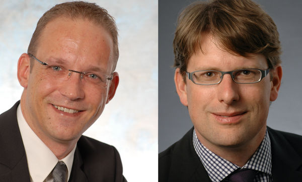 Neue Verkaufsleiter bei Wicona: Jürgen Buchholz (l.) und Stefan Korte