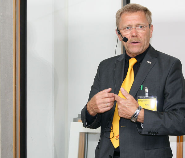 Wertbau-Gründer Rainer Taig will im Januar auf der BAU in München das "Zukunftsfenster" präsentieren.