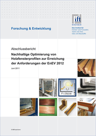 Titel: Nachhaltige Optimierung von Holzfensterprofilen zur Erreichung der Anforderungen der EnEV 2012

(Kurztitel: Holzfenster 2012) Autoren Dipl.-Ing. (FH) Benno Bliemetsrieder (Projektleitung und Bearbeiter), Dipl.-Phys. Norbert Sack (Bearbeiter; beide ift Rosenheim), ISBN 978-3-86791-284-6, Preis 39,00 Euro (für ift/ifz-Mitglieder als kostenloser Download)