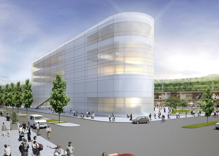 Beim Mittelrheinforum in Koblenz kommt erstmals ein Structural Glazing ­System zum Einsatz bei dem die Lagerung der VSG-Fassadengläser im Scheibenverbund selbst erfolgt.