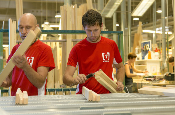 Internorm produziert im Werk Lannach rund 160.000 Fenstereinheiten jährlich.