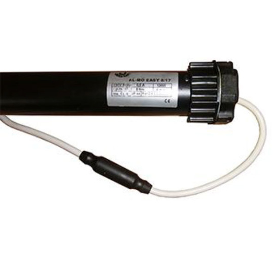 Fast unscheinbar fügt sich der FAAC Tubular Motors Connector nach 30 cm in das Antriebskabel ein, das in 2,70 m, 4,70 m und 9,70 m ausgeführt werden kann.