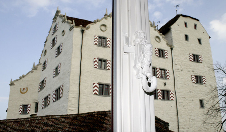 Historisches Glas ist in alten Bauten gefragt. Wer dort homogenes Floatglas einsetzt, verändert den Charakter der historischen Gebäude. - © Fotos: Hauri AG, CH-Staffelbach
