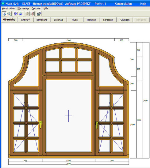 woodWindows: Mit integrierter Auftragserfassung, zertifizierten Fenster-Systemen, Werkzeugsatz und Programmmakros kann sofort gestartet werden.