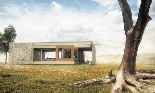 Mit dem Gebäudeprototypen LISI holte das Team Austria den 1. Platz.