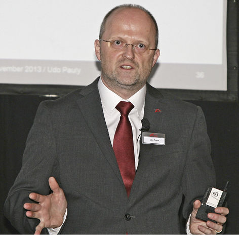 
Udo Pauly berichtete während des Roto-Fachpressetages, wie das 
Unternehmen Trends aufspüre und in Produkte umsetze.
