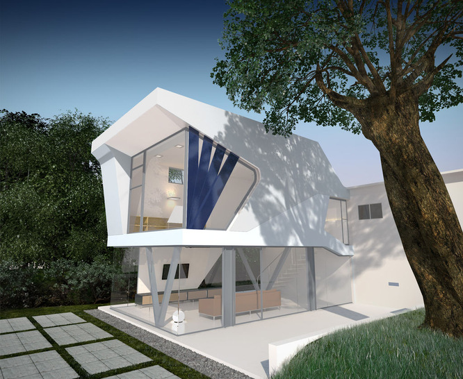 Die Fächerlamelle ist einer der Neuheiten auf der Swissbau.