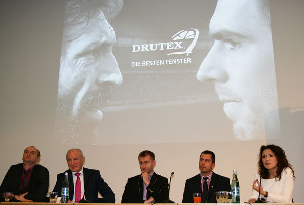 Aufnahme von der Pressekonferenz in Nürnberg.