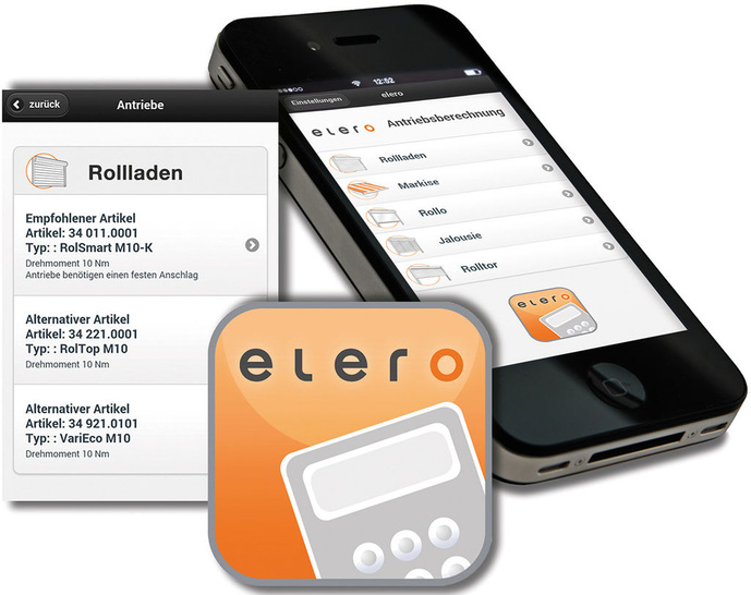 Mit der neuen Antriebsberechnungs-App von wird das Smartphone zum liebsten Arbeitsgerät für Rollladenbauer, Sonnenschutztechniker & Co. Die App können sich User kostenlos herunterladen. Über das Menü soll sich sich in wenigen Schritten der passende Antrieb für jede Einbausituation ermitteln lassen.