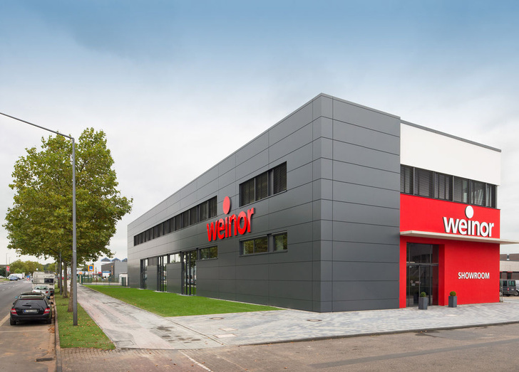 Die neue Firmenzentrale von Weinor in Köln beherbergt im 1. Obergeschoss die Weinor-Verwaltung mit etwa 70 Arbeitsplätzen