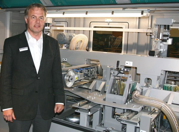 Martin-Geschäftsführer Uwe Schiemann spricht von der "wichtigste Innovation für die Holzfensterproduktion seit der Einführung der CNC-Technik".