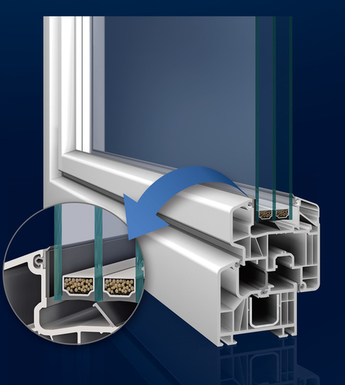Der neue Multifunktionsflügel für Prestige ermöglicht den Einsatz von Klebebändern zur Trockenverklebung.