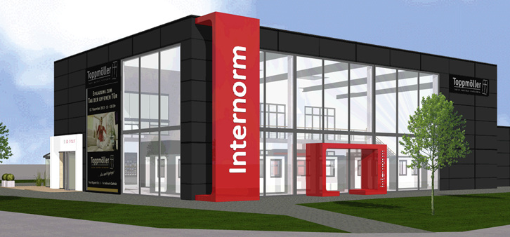 
Internorm-Vertriebspartner Toppmöller investiert in einen neuen Showroom. Die Fertigstellung ist für Ende 2014 geplant.
