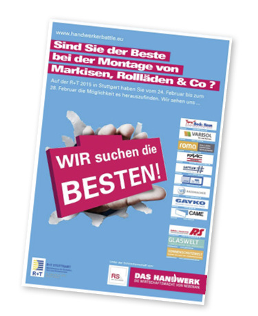 <p>
Insgesamt neun Sponsoren und drei Medienpartner sind bei der Handwerkerbattle am Start.
</p>

<p>
</p> - © Foto: media4technologies

