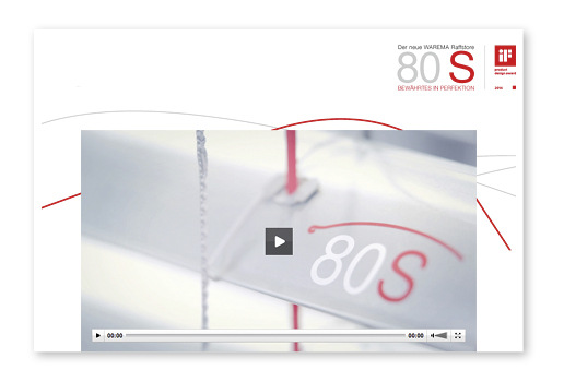 
Für seine Optik wurde der neue Raffstore 80 S bereits mit dem iF product design award 2014 ausgezeichnet.
