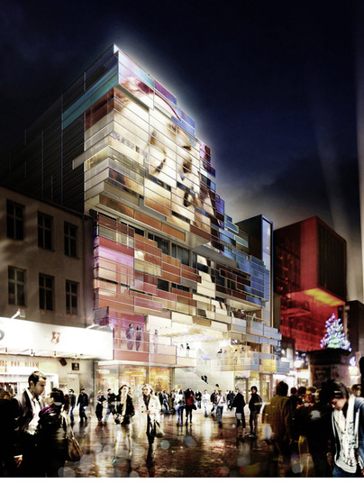<p>
</p>

<p>
Der Einbau der Onlyglass-Medienfassade in das neue „Klubhaus St.Pauli“ in Hamburg soll im Frühjahr 2015 erfolgen.
</p> - © Foto: Onlyglass GmbH

