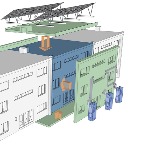 <p>
Das Konzept des Projekts 2ndSkin untersucht die Renovierung von Wohnungsbauten von außen.
</p>