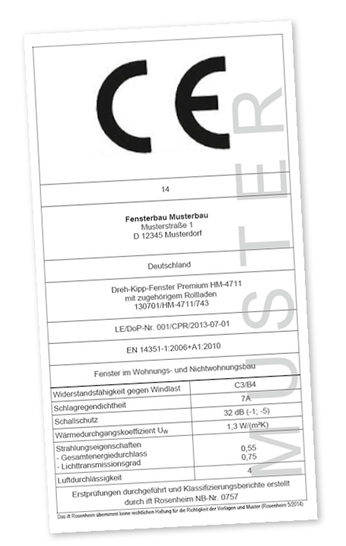 
Muster CE-Zeichen kombiniert
