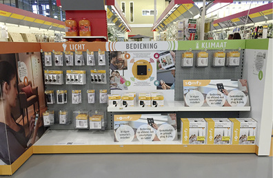 



Speziell auf das Thema Smart Home sind die Verkaufsständer ausgerichtet. 
