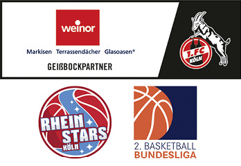 <p>
Bereits seit drei Jahren betreibt man erfolgreich das Sponsoring der Kölner Vereine.
</p>