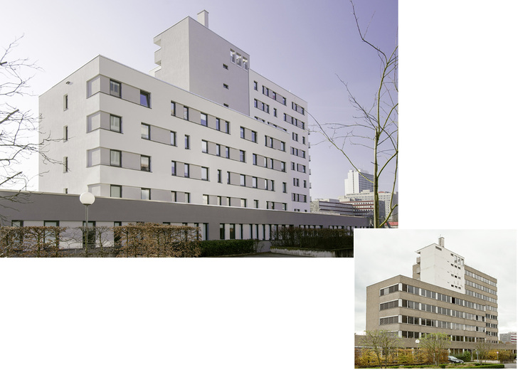 <p>
Früher Büroturm – heute Studentenwohnheim. „Green Six“ mit erfolgreicher Umnutzung.
</p>

<p>
</p> - © Fotos: Foto Sydow – M. Vogelmann

