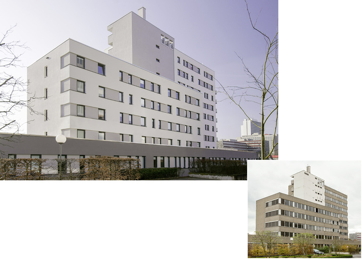 
Früher Büroturm – heute Studentenwohnheim. „Green Six“ mit erfolgreicher Umnutzung.



