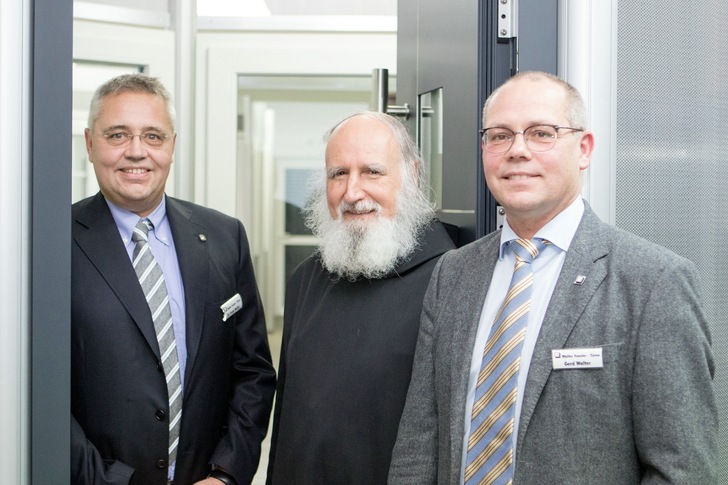 Gerd Walter (r.), Pater Anselm Grün und Dr. Frank Walter