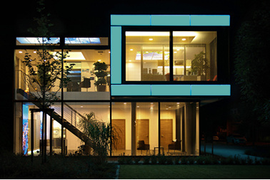<p>
</p>

<p>
Mit LEDscrenn lassen sich Fassaden homogen sowie in unterschiedlichen Farben beleuchten.
</p> - © Foto: Kuzman Glas

