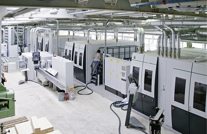 



Komplexes System: Die online gesteuerte Conturex-Anlage bietet ein imposantes Bild.
