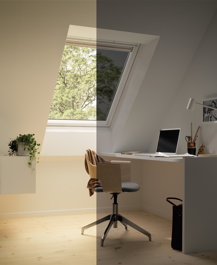 Elektrochrome Fenster können stufenweise verschattet werden.