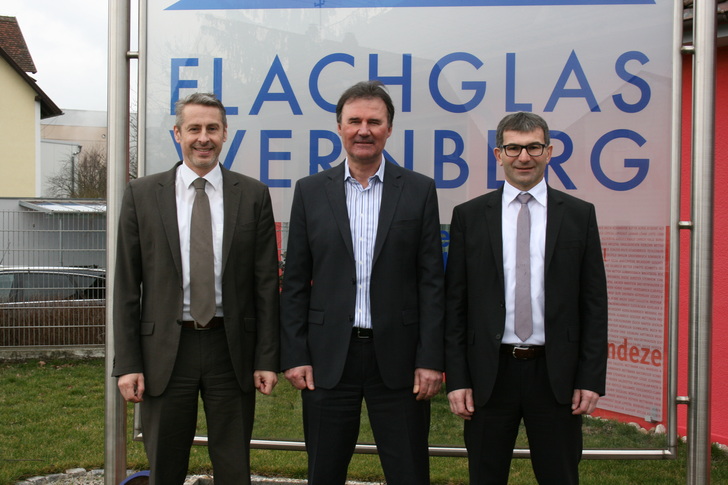 Georg Flor, Holger Rexhausen und sein designierter Nachfolger Robert Meier (v.l.)