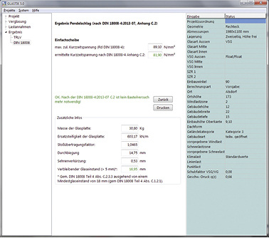 
Die Software Glastik 5.0 Standard lässt sich jetzt um das Modul „Pendelschlag“ erweitern.
