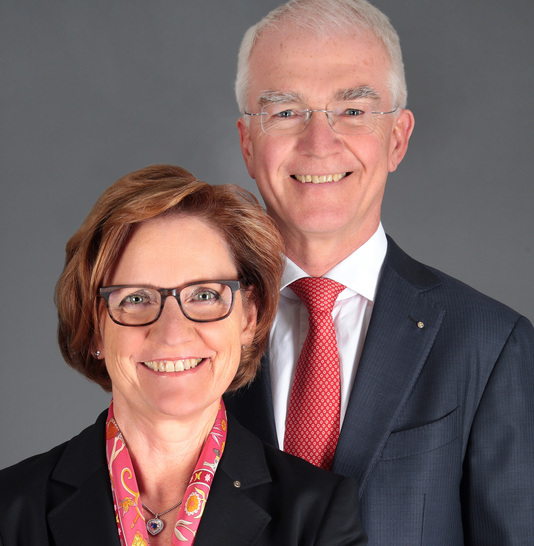 Das Unternehmer-Ehepaar Dr. Dorothee und Dr. Heinrich Strunz.