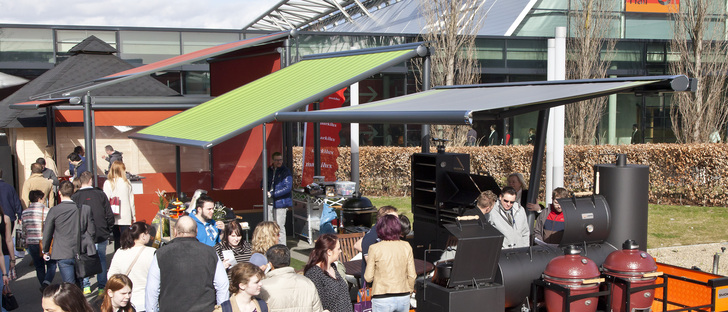 Der Markisenspezialist aus Emsdetten zeigte erstmalig sein Ambiente-Programm auf der Intergastra