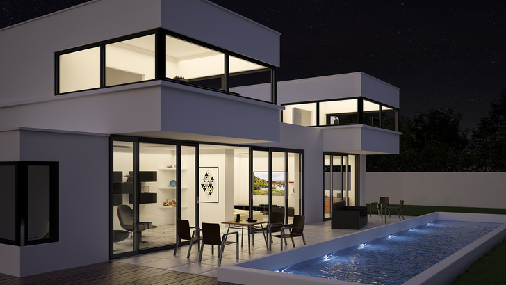 Auch das Schiebesystem Iglo-HS kann mit Smart-Home-Technik ausgestattet werden.