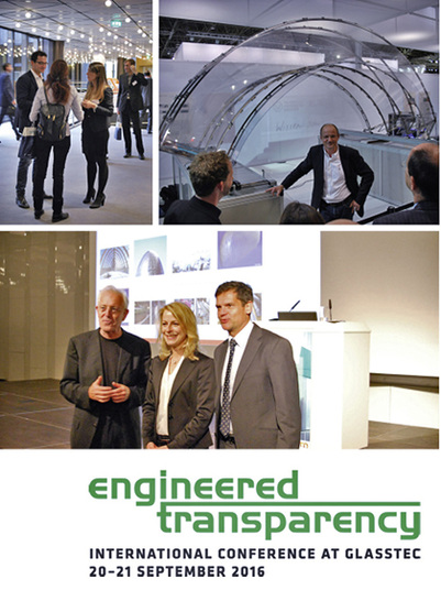 
Die Veranstalter der Konferenz (v.l.): Prof. Bernhard Weller (Uni Dresden), glasstec Direktorin Birgit Horn, Prof. Jens Schneider (Uni Darmstadt)

