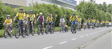 



Im Rahmen des diesjährigen Somfy-Familientags Anfang Juli verabredeten sich die Somfy-Radler und ihre Angehörigen zu einer gemeinsamen Tour rund um Rottenburg. 
