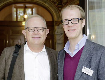 
GLASWELT-Verleger Erwin Fidelis Reisch und sein Sohn, Verlagsleiter Digitale Medien Robert Reisch in New York.
