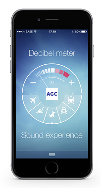 



Die neue „Acoustics App“ von AGC Interpane hilft, das geeignete Schalldämmglas für jede Art von Lärm auszuwählen. 
