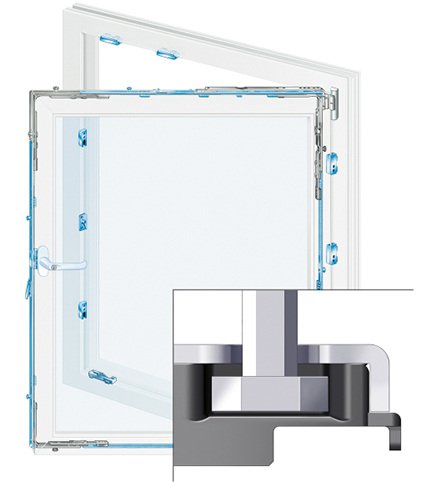 
Der Sicherheitsbeschlag ist im Ausstattungspaket Protect + von Weru enthalten.
