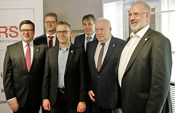 <p>
</p>

<p>
Zusammen mit HGF Christoph Silber-Bonz zeigte sich das neue Präsidium erstmalig auf der Pressekonferenz der Öffentlichkeit.
</p> - © Foto: BVRS

